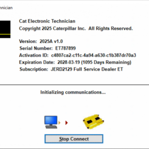 Caterpillar ET 2019C & 2025A Electronic Technician Diagnostic Software