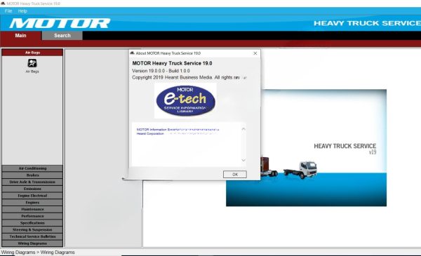 Motor Heavy Truck Service v19 Service information 2019