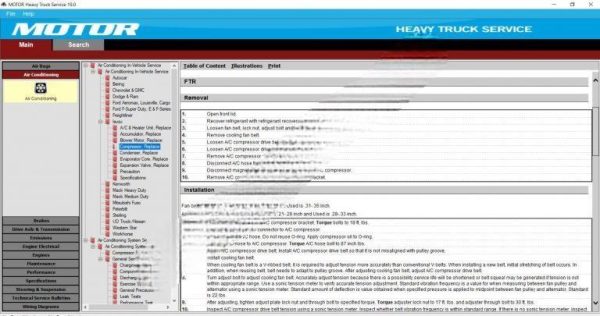 Motor Heavy Truck Service v19 Service information 2019 - Image 4