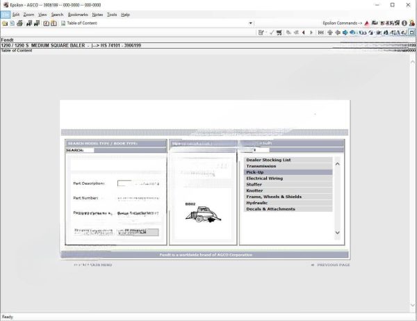 AGCO Fella North America Electrical Parts Books [01.2021] - Image 4