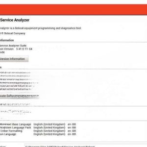 Bobcat Service Analyzer 5.41.0.11 [2025.02]