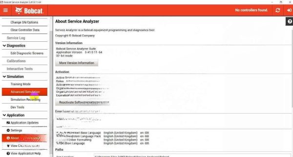Bobcat Service Analyzer 5.41.0.11 [2025.02]