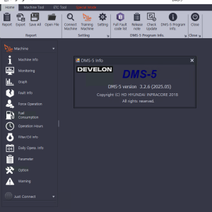 DOOSAN (DEVELON) DMS 5 – 3.2.6  Diagnostic Software 2025.05