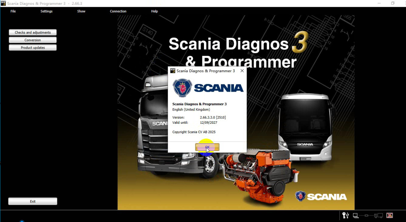 2025.09 Scania SDP3 2.67.1 Marine & Industry Diagnostic Software