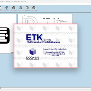 MTU ETK 2.0 Electronic MTU Spare Parts Catalog