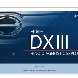 08.2025 HINO DX3 DX III 1.25.6 Truck Diagnostic Dowload & Installation Service