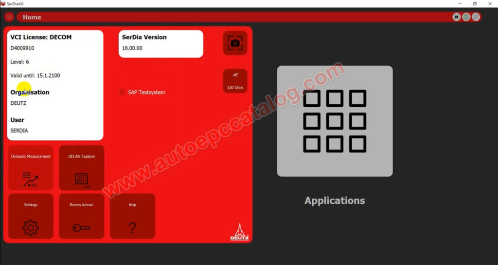 2024 Deutz SerDia 4.0 SerDia2010 14.1.9.3 Highest Level 6 Diagnostic Software - Image 4