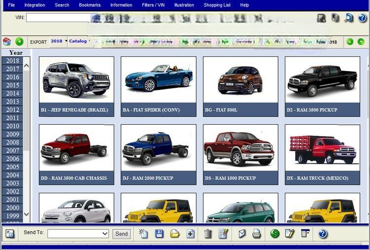 2018 JEEP Dodge Chrysler PAIS 4 EPC Software Remote Installation