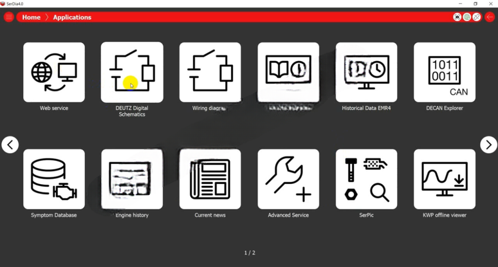 2024 Deutz SerDia 4.0 SerDia2010 14.1.9.3 Highest Level 6 Diagnostic Software - Image 9