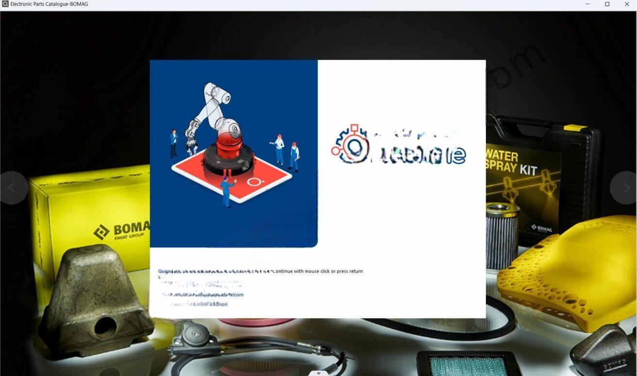 11.2022 BOMAG EPC Parts Catalog Download and Installation Service