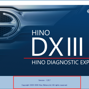 Hino Diagnostic Explorer 3 (Hino DX3 v1.25.7) 10/2025