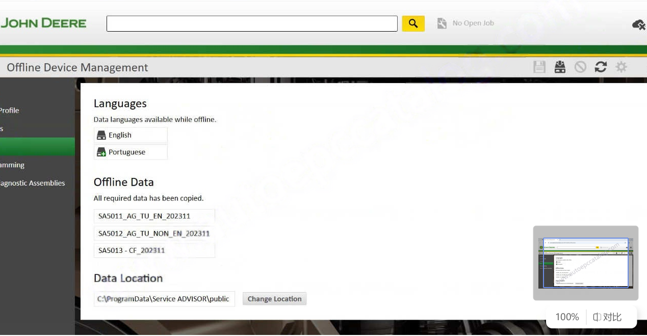(Latest version) 06.2025 John Deere Service Advisor 5.4.44 AG/CF Diagnostic Software - Image 4