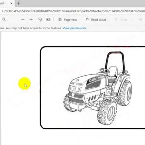(2022.02) Bobcat Service Library (01.2021) Operator Manual and Maintenance Manuals